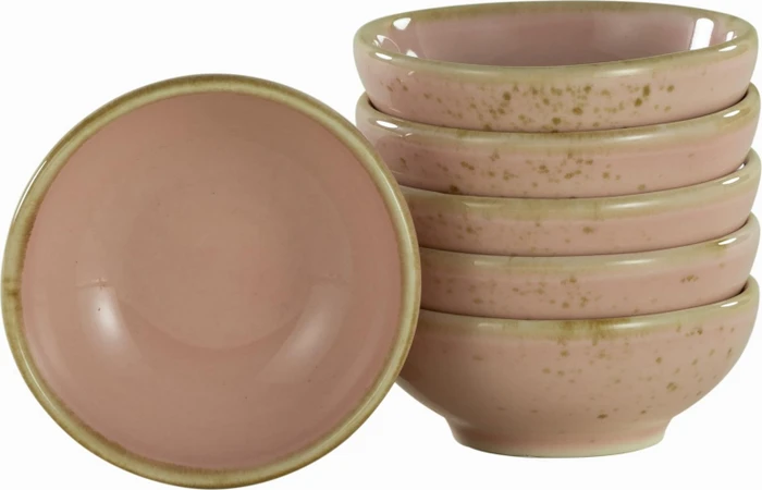 CreaTable Nature Collection Sojaschale rose, 6 Stück