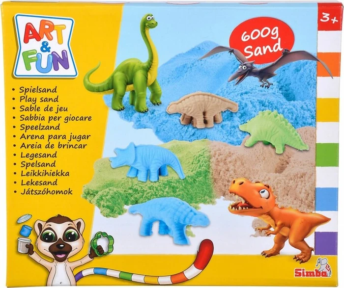 Simba Toys Art & Fun Spielsand Set Dinosaurier