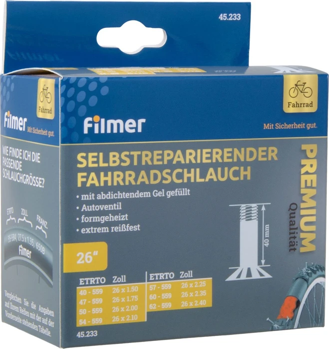 Filmer Selbstreparierender AV 40mm 26" Schlauch