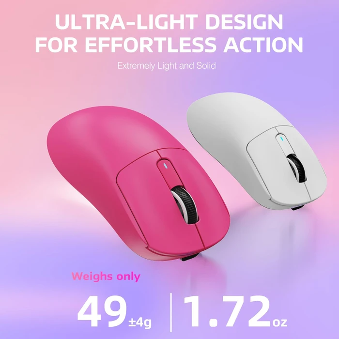 Attack Shark X3 Wireless Gaming Mouse Berry Red, USB/Bluetooth