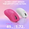 Attack Shark X3 Wireless Gaming Mouse Berry Red, USB/Bluetooth Vorschaubild