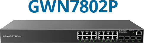 Grandstream GWN7800 Series Rackmount Gigabit Managed Switch, 16x RJ-45, 4x SFP, 240W PoE+