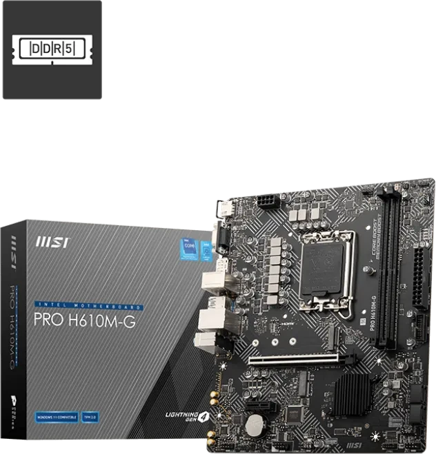 MSI PRO H610M-G (Intel 1700)