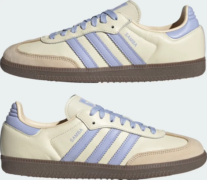 adidas Samba OG cream white/violet tone/sand strata