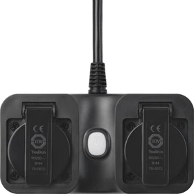 Edimax WLAN-Outdoor-Steckdose 2-fach schwarz, Smart-Steckdose (SP-1122WTO)