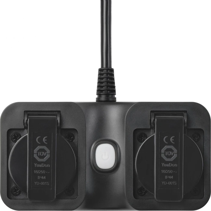 Edimax WLAN-Outdoor-Steckdose 2-fach schwarz, Smart-Steckdose