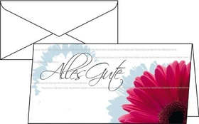 Sigel Glückwunschkarten Motiv "Alles Gute" Universalpapier weiß, 210x105mm, 250g/m², 10 Blatt