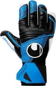 uhlsport Soft HN Comp Torwarthandschuhe black/fluo blue/white