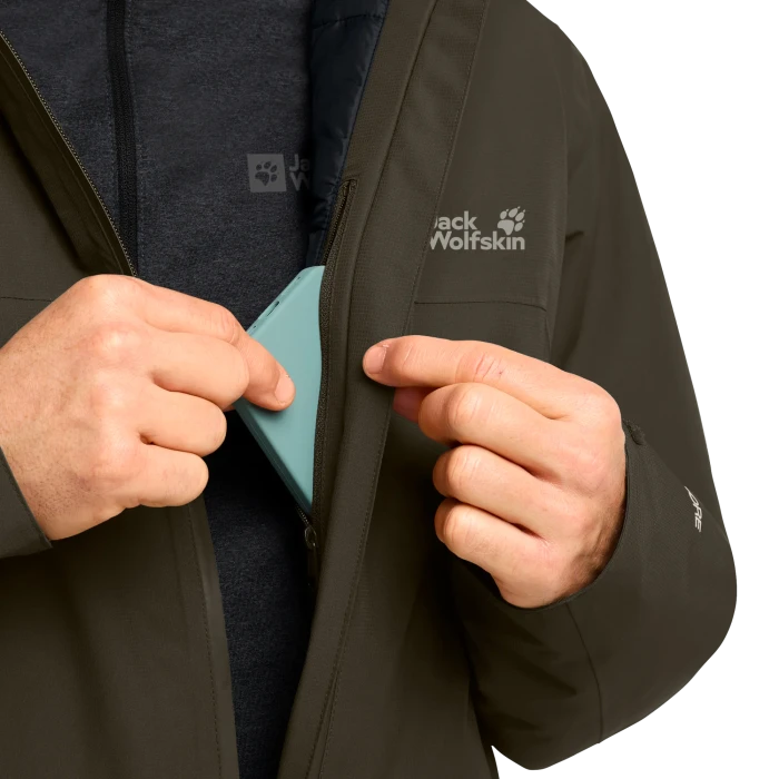 Jack Wolfskin Wisper Insulated Funktionsjacke obsidian moss (Herren)