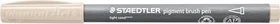 Staedtler pigment brush pen 371 sand hell