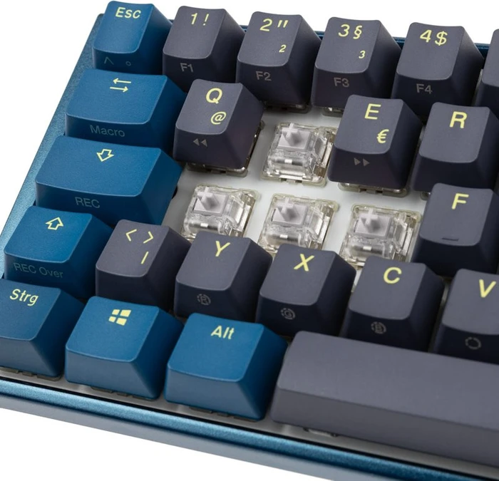 Ducky One 3 DayBreak Mini PBT blau, LEDs RGB, MX RGB CLEAR, USB, DE
