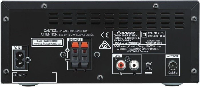 Pioneer X-HM15BTD schwarz