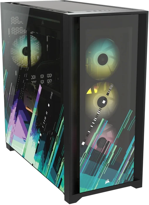 Corsair iCue 5000X RGB Signature Series Shift, schwarz, Glasfenster