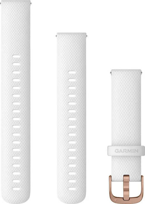Garmin Schnellwechsel Ersatzarmband 110-175mm Silikon white/rose gold