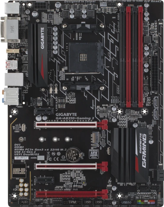 GIGABYTE GA-AB350-Gaming 3 (AMD AM4)