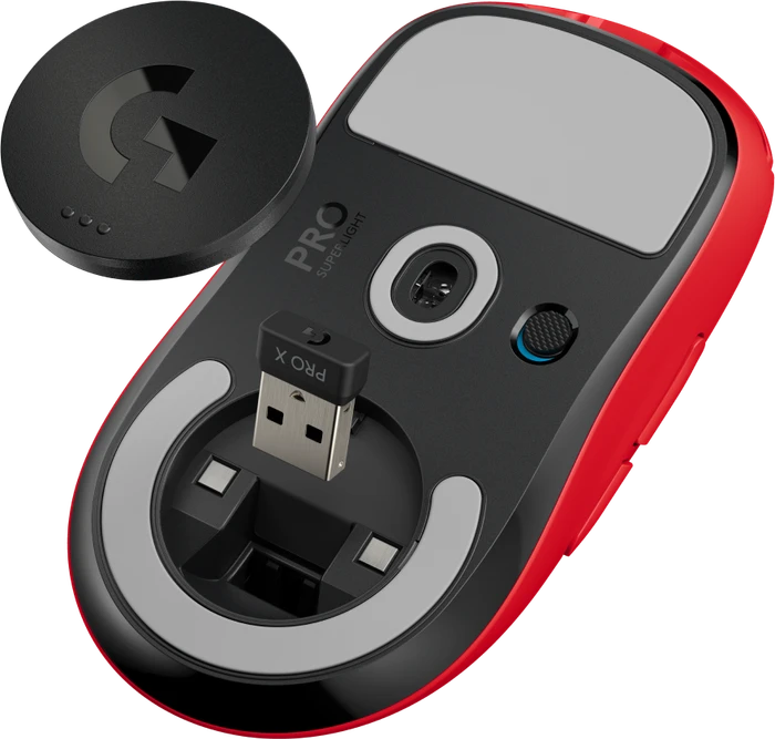 Logitech G Pro X Superlight Wireless, rot, USB