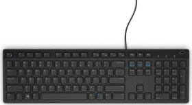 Dell KB216 Multimedia Keyboard, schwarz, USB, US (580-ADHK)
