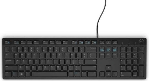 Dell KB216 Multimedia Keyboard, schwarz, USB, US