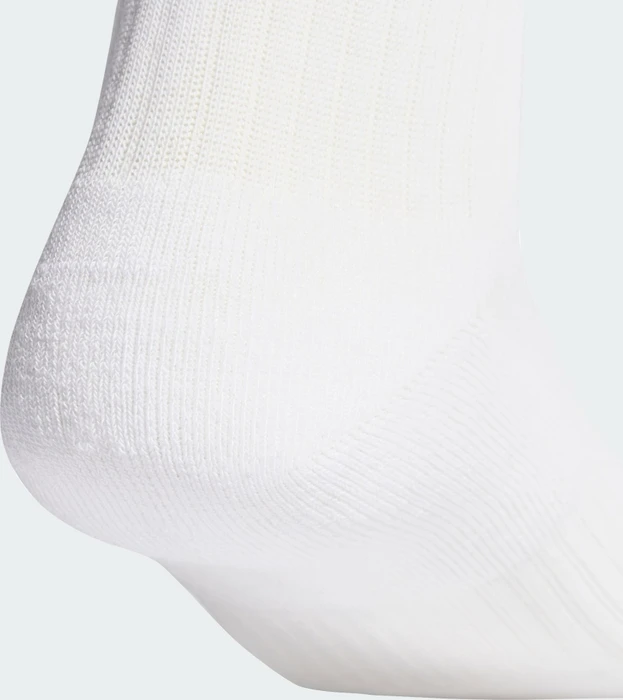 adidas 3-Streifen Cushioned Crew Socken white/beige/olive strata, 3 Paare