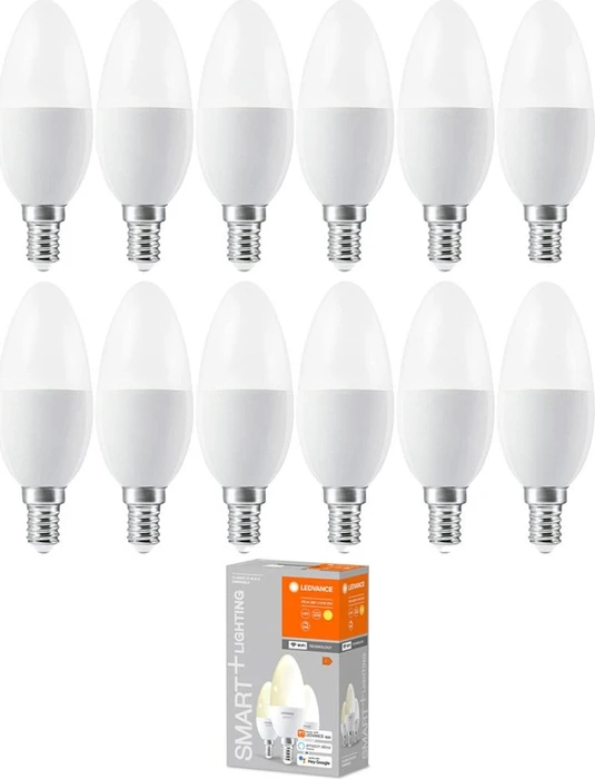 Osram Ledvance SMART+ WiFi Classic Candle B40 40 5W/827 E14, 3 Stück
