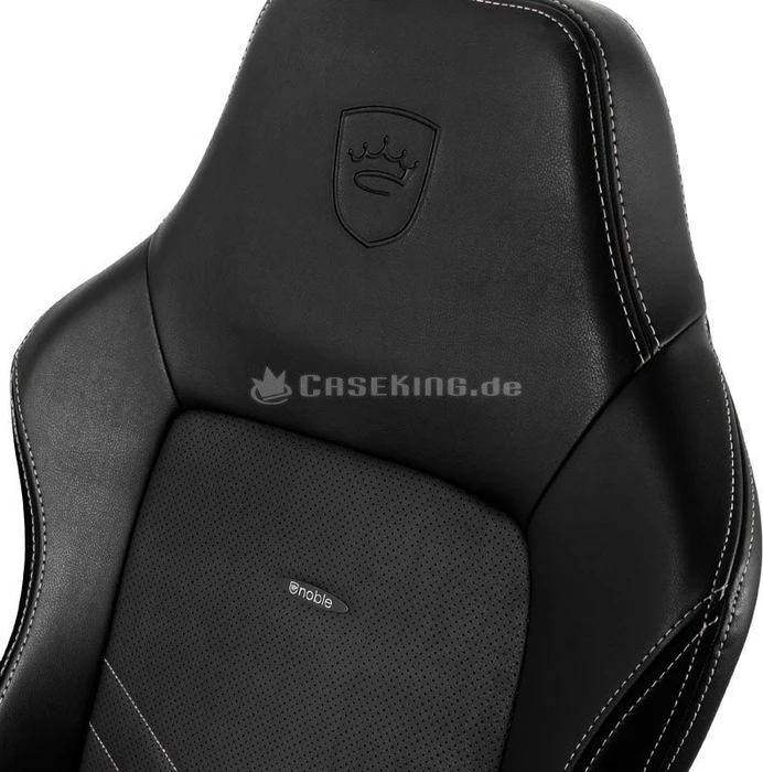 noblechairs Hero Gamingstuhl, schwarz/platinweiß