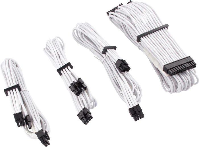 Corsair PSU Cable Kit Type 4 - Starter Kit - Gen4, weiß