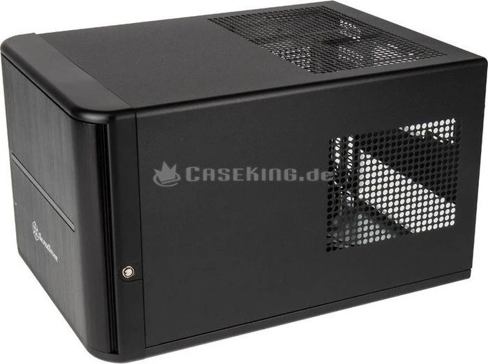 SilverStone Case Storage CS280, schwarz, Mini-ITX
