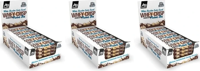 All Stars Whey-Crisp Weiße Schokolade/Knuspriger Keks 50g