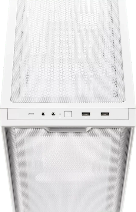 ASUS A21 White, weiß, Glasfenster