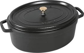 Zwilling Staub Cocotte Schmortopf oval 42.8x37cm 8l schwarz