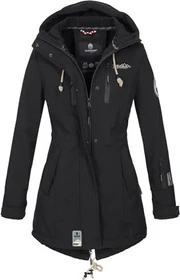 Marikoo Zimtzicke Mantel schwarz (Damen)