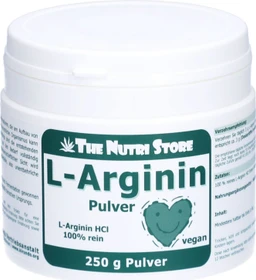 The Nutri Store L-Arginin HCl 100% rein Pulver, 250g