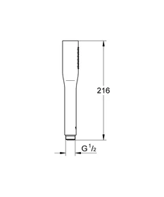Grohe Euphoria Cosmopolitan Stick EcoJoy Handbrause cool sunrise