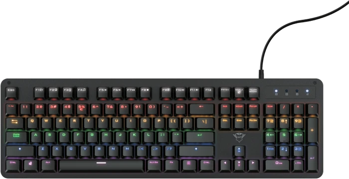 Trust Gaming GXT 863 Mazz Mechanical Keyboard, Outemu Red, USB, DE