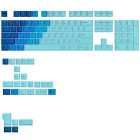 Glorious GPBT Gradient V2 Keycaps, Kunststoff (PBT), Ocean, blau, 131 Tasten, ANSI-US