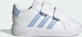 adidas Grand Court Lifestyle Hook and Loop cloud white/blue dawn/clear pink (Junior)