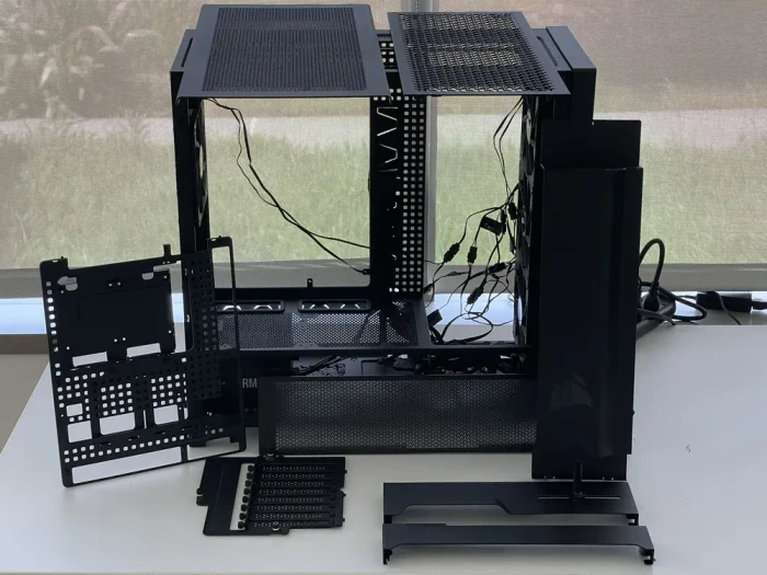 Corsair Frame 5000D RS ARGB, schwarz, Glasfenster