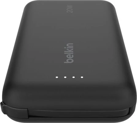 Belkin BoostCharge 10K 20W mit integriertem Kabel schwarz