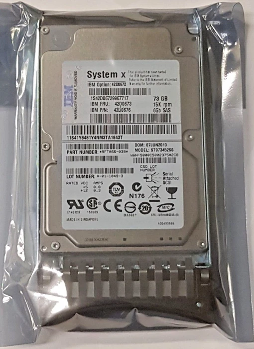 Lenovo 73GB SFF Slim-HS HDD, 2.5"