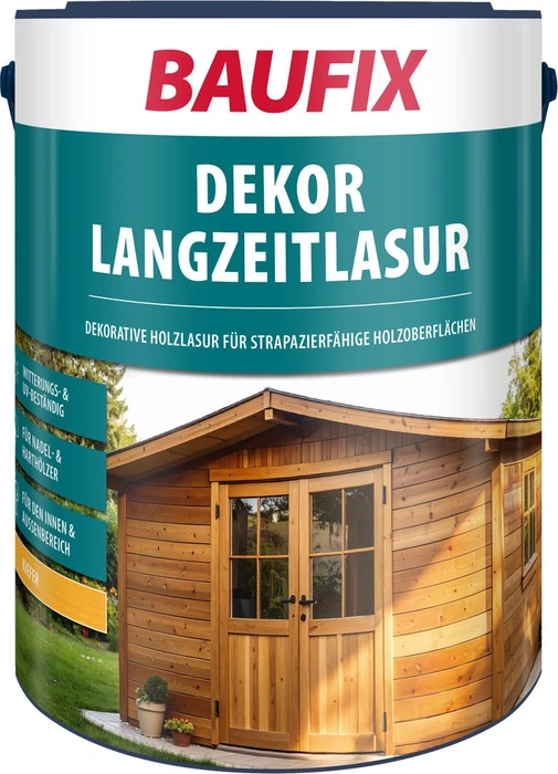 Baufix Dekor-Langzeitlasur innen und außen kiefer, 5l (0800816305)