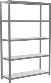 Schulte Lagertechnik Multiplus 250 Schwerlastregal 130x200x40cm verzinkt