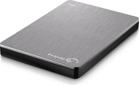 Seagate Backup Plus Slim Portable, silber, 2TB, USB 3.0 Micro-B
