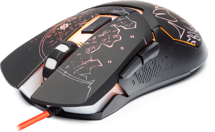 Defender Alfa GM-703L RGB Gaming Mouse schwarz, USB