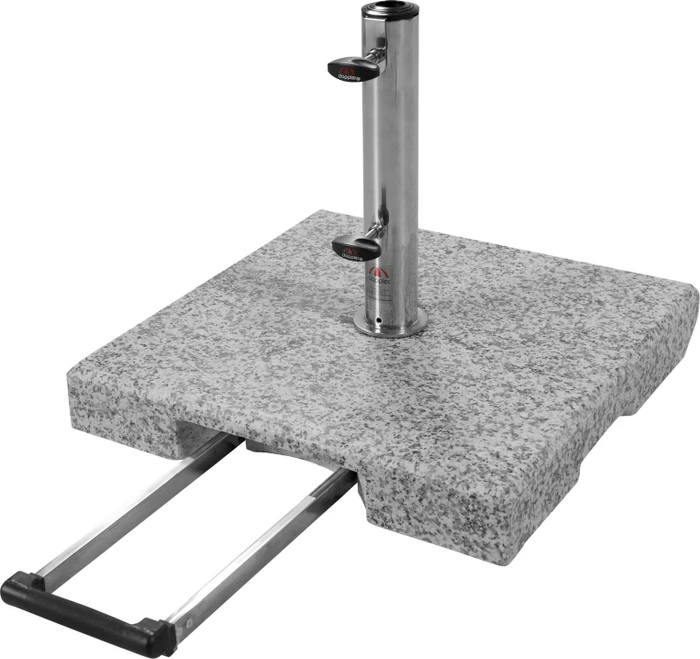 Doppler Active Trolley Granitplatte Sonnenschirmständer 70kg 56x56cm