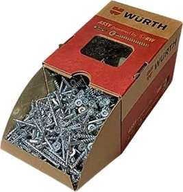 Würth ASSY 4 CSMP 6x100 Spanplattenschraube, 6x100mm, 100 Stück