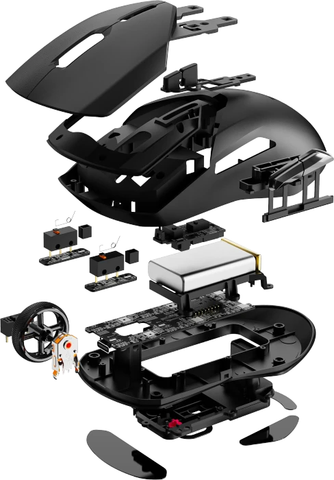 Rapoo VT9PRO 8K/4K Wireless Gaming Mouse schwarz, USB