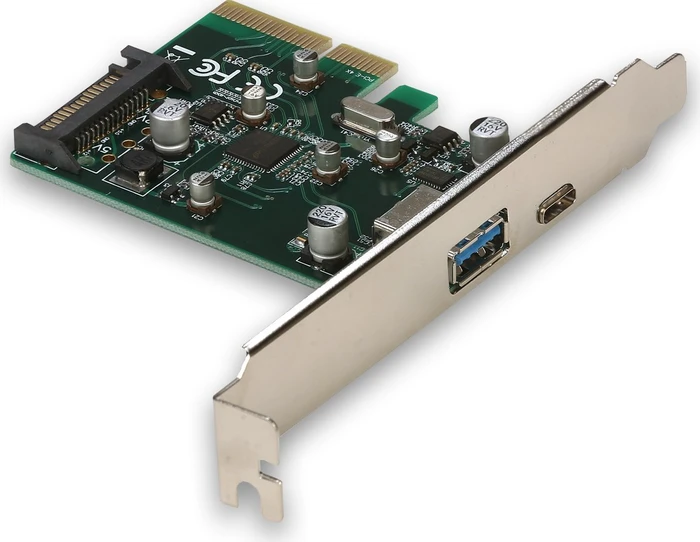 i-tec 1x USB-C 3.1, 1x USB-A 3.1, PCIe 2.0 x4
