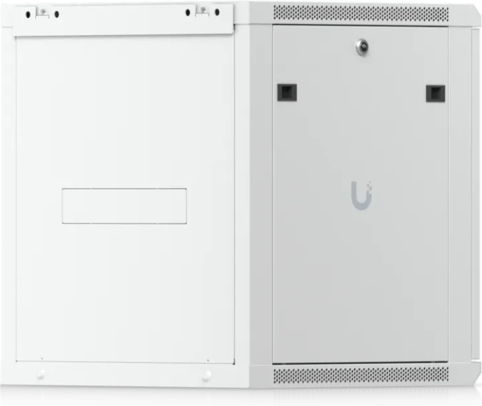 Ubiquiti 12U Rack Cabinet, 19" Wandgehäuse 12HE, Glastür, weiß, 560mm tief