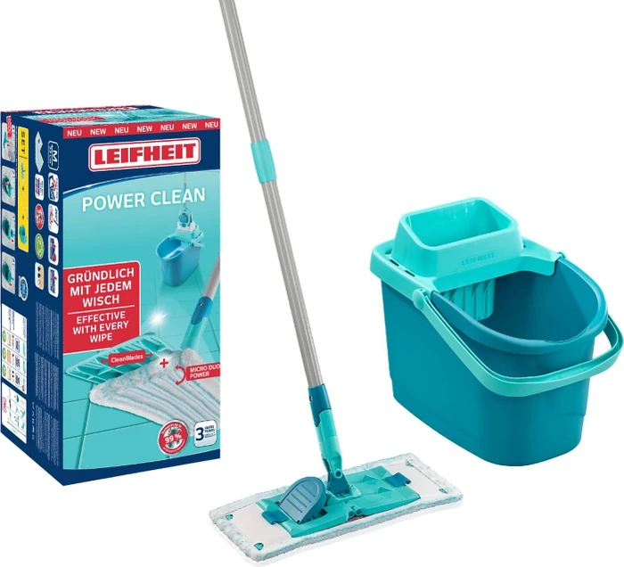 Leifheit PowerClean M Bodenwischer-Set
