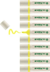 edding EcoLine 24 Highlighter neongelb, 10er-Pack